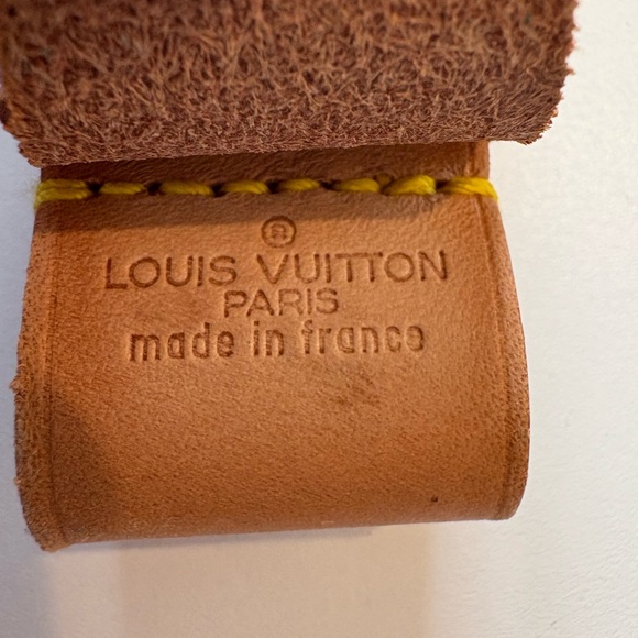 Louis Vuitton Leather Luggage tag w/Poignet - Picture 3 of 4